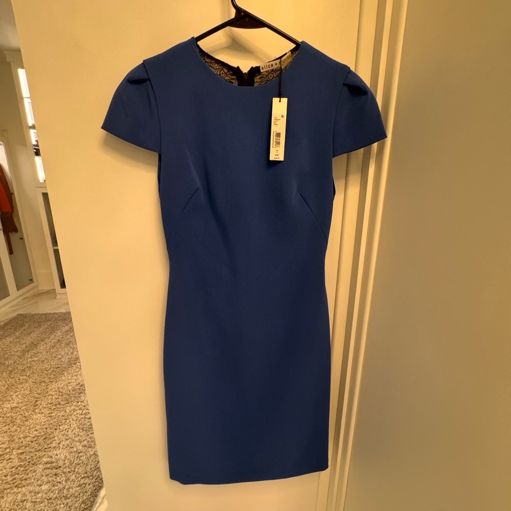 Alice + Olivia Royal Blue Mini Dress